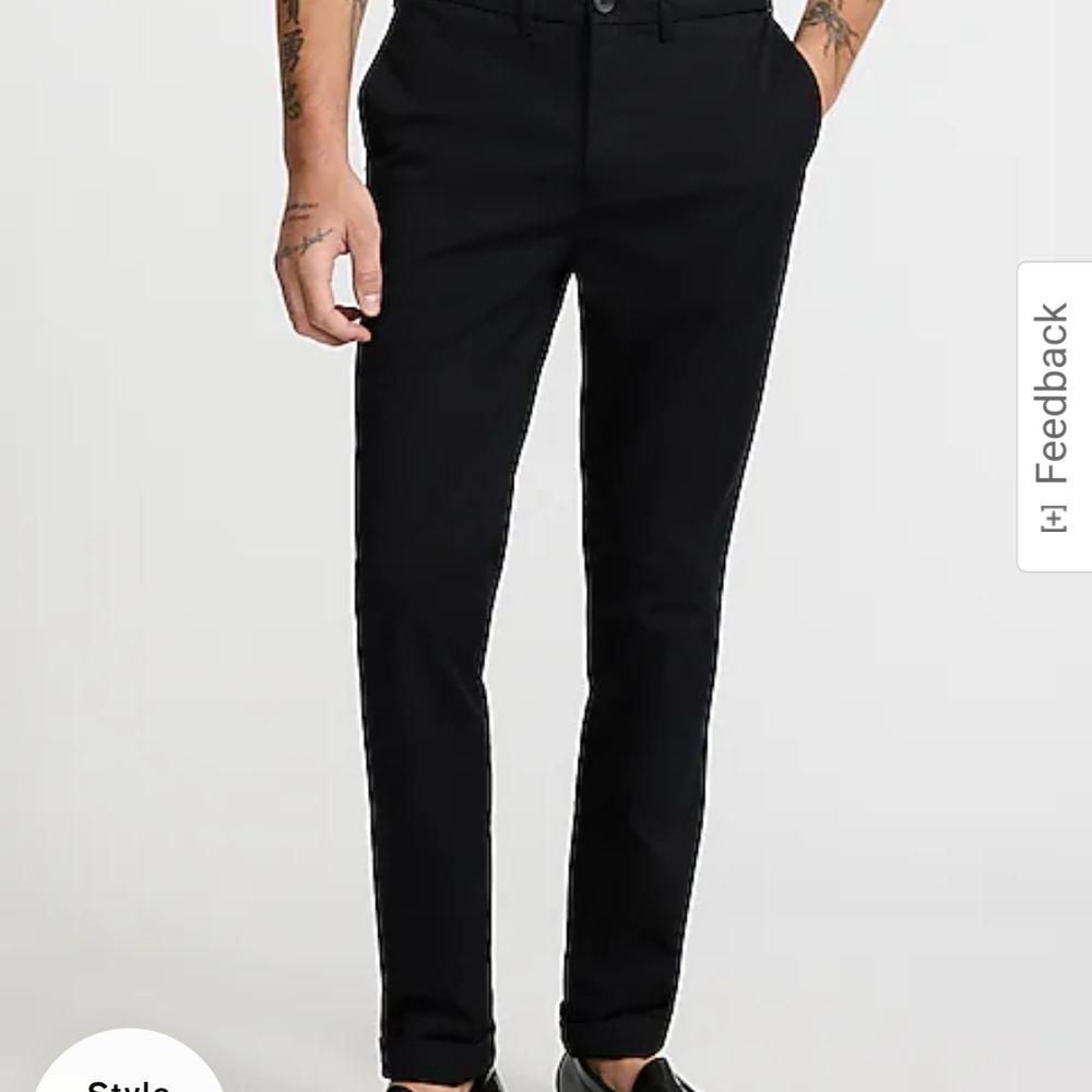 Express Men's Black Chinos